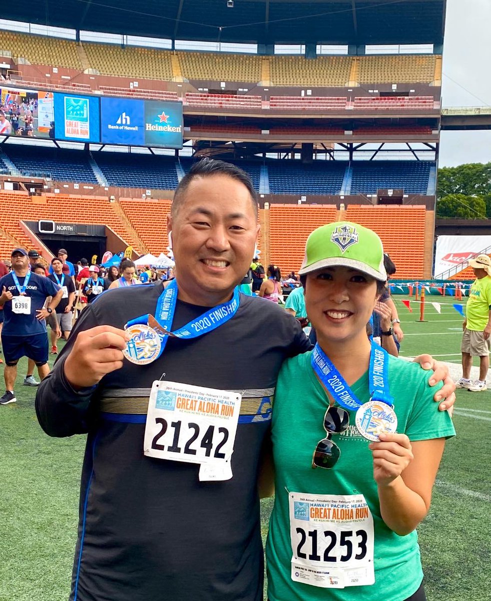 You did it! 🙌🏽🙌🏽🙌🏽 Congratulations to all the Finishers of the 2020 <a href="/HawaiiPacHealth/">HawaiiPacificHealth</a> #GreatAlohaRun! ( 📸 | <a href="/jaymessong/">Jaymes Song</a>)