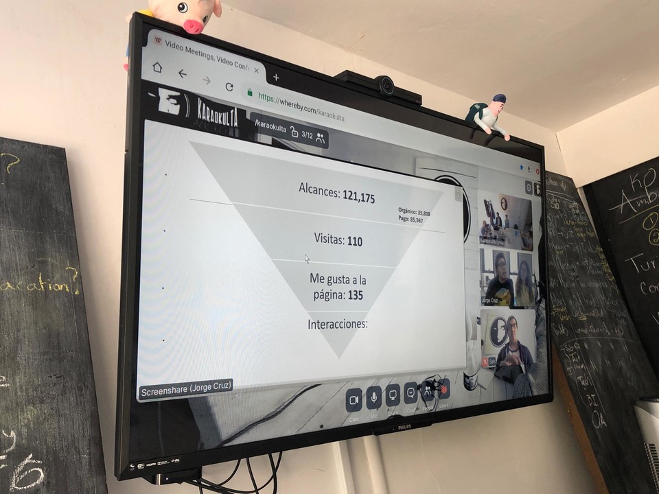 karaokulta's tweet photo. Tanto en #KOCCD como en #KOProvidencia hay presencia del equipo de Marketing, cada uno tiene ideas y actividades para compartir ¿Qué mejor que una junta para iniciar con éxito la semana?
#gamedev #indiedev #karaokulta #gamestudio #marketing #culturakaraokulta #bussines https://t.co/Kgghqy6DOq