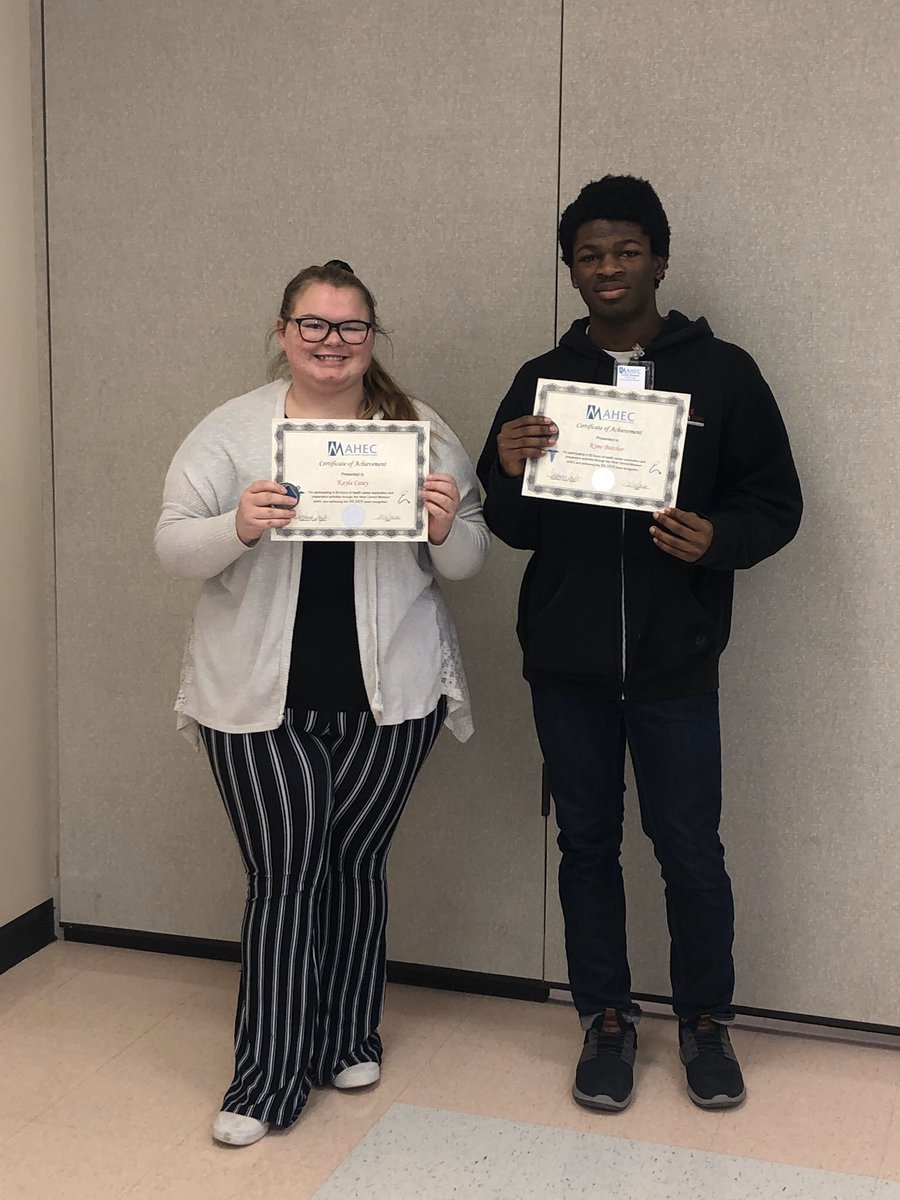 Congrats to our ACES health career students that earned Bronze and Silver participation recognition this weekend! @MissouriAHEC