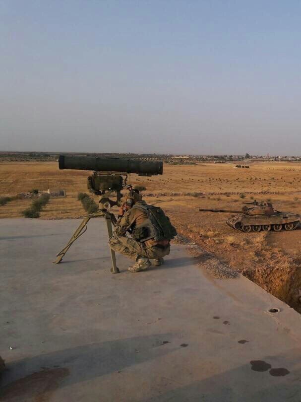 Photo from 2017 of an SSO specialist with an ATGM in Syria. 38/ https://t.me/ok_spn/4296 