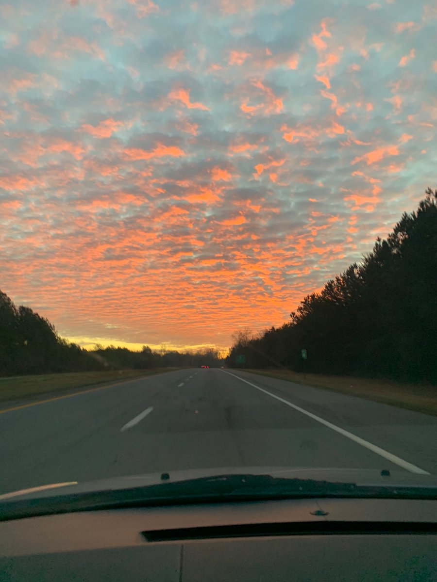 Nice looking clouds this morning on my way to work <a href="/wxbrad/">Brad Panovich</a>