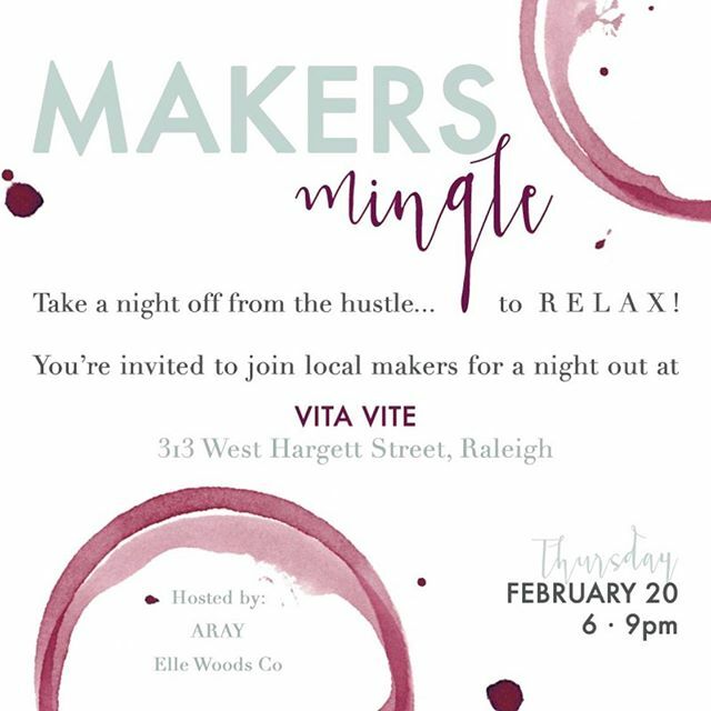 RALMakersMarket's tweet photo. Join @studio.aray + @ellewoodsco this Thursday for the first #MakersMingle of 2020!  Link in bio to RSVP — see you soon, makers! https://t.co/BEydbRvlCA https://t.co/lIndo1u39Q