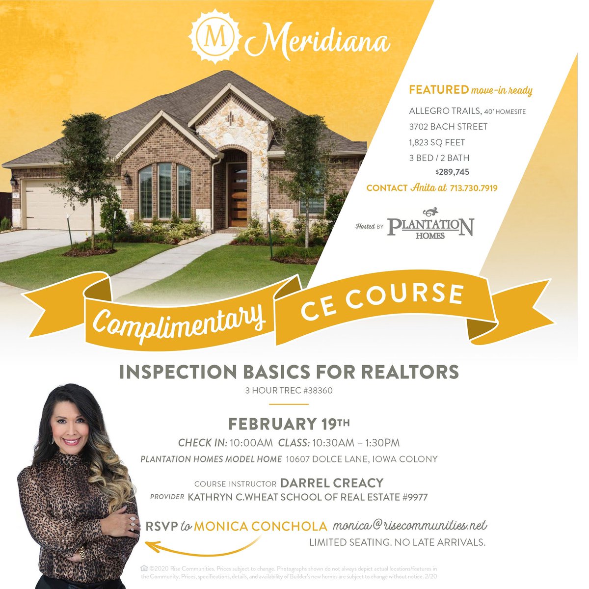 MyAmvetCo's tweet photo. Next #CEclass coming up on Feb19. Details on flyer, please RSVP to reserv your seat. #TexasRealtor #HomeInspection #GreaterHouston #HomesForSale https://t.co/gi71dGORF2