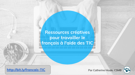 TicCsmb's tweet photo. Ressources créatives pour travailler le français à l’aide des TIC par @houleca 

https://t.co/2UJHAfZMgF https://t.co/wYJHNI6jZ7