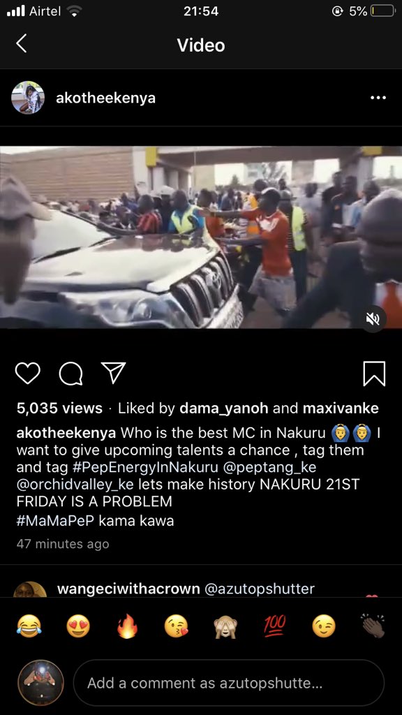 AzuTopshutter's tweet photo. So I met this post from @AkotheeKenya on IG and my friends have agreed itβs my time. Twitter Please help me seal the deal π€
#HaaaaaatuendiHome
#TeamTopshutter
https://t.co/2pSre9dtmJ https://t.co/LDH8MoMk6i