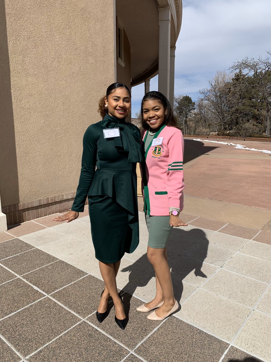 TauPhiAKA's tweet photo. Friday, February 14th, 2020, is now declared Alpha Kappa Alpha Day in the State of New Mexico. The Tau Phi Chapter President, Nieajua Gonzalez and Vice President Nia Walls acted as representatives of Tau Phi #TauPhiAKA #AKADayAtTheCapitol #NMAKAs #AKA1908 #ExemplifyingExcellence https://t.co/6r4wXWtAJO