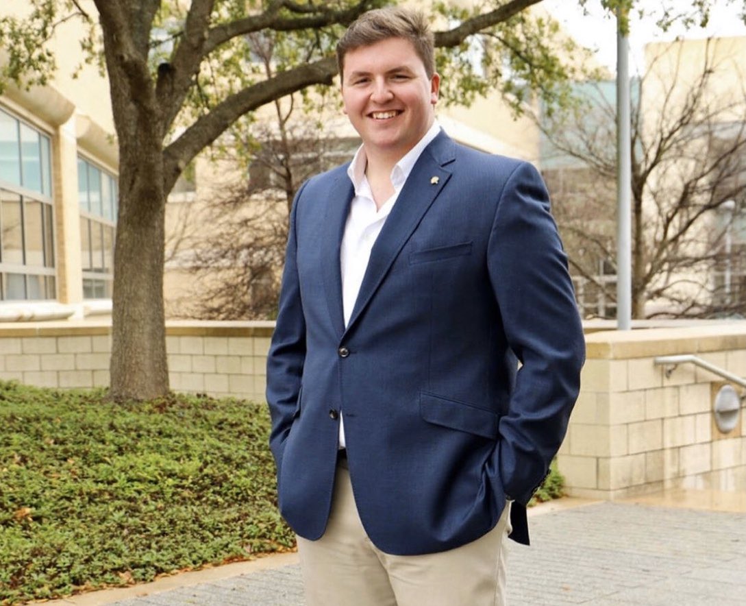 agr_tamu's tweet photo. Our very own, Evan Berger, a true reflection of Alpha Gamma Rho, is running for Student Body President to take the ideals he has learned from and given to AGR to our great university. Be sure to vote Berger at https://t.co/umY6OZNBUf on February 20th and 21st. #BetterWithBerger https://t.co/445Xfp2S2P