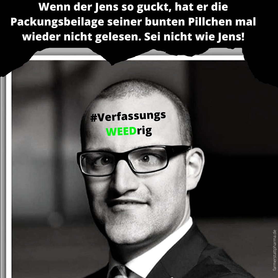 FarmernoPharma's tweet photo. @DHeuwer @Der_Postillon Nicht Gott nur #Jensus der Messias. 💊☢️🍻
#Cannabistötet #VerfassungsWEEDrig https://t.co/MgcFoRJm52