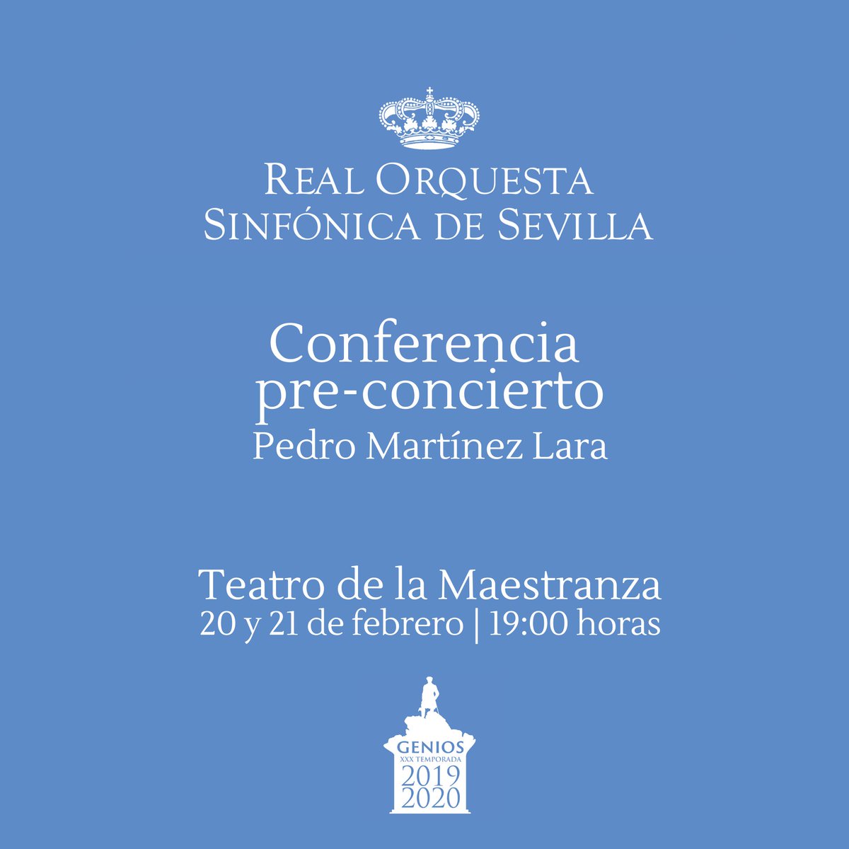 SevillaROS's tweet image. 🎤 Conferencias pre-concierto

Esta semana, el profesor de @unisevilla, @PedroMMLara, nos introduce en la obra del compositor Benjamin Yusupov y en los entresijos de las composiciones de los 3 músicos rusos que escucharemos en el 6º programa de abono #GeniosROSS