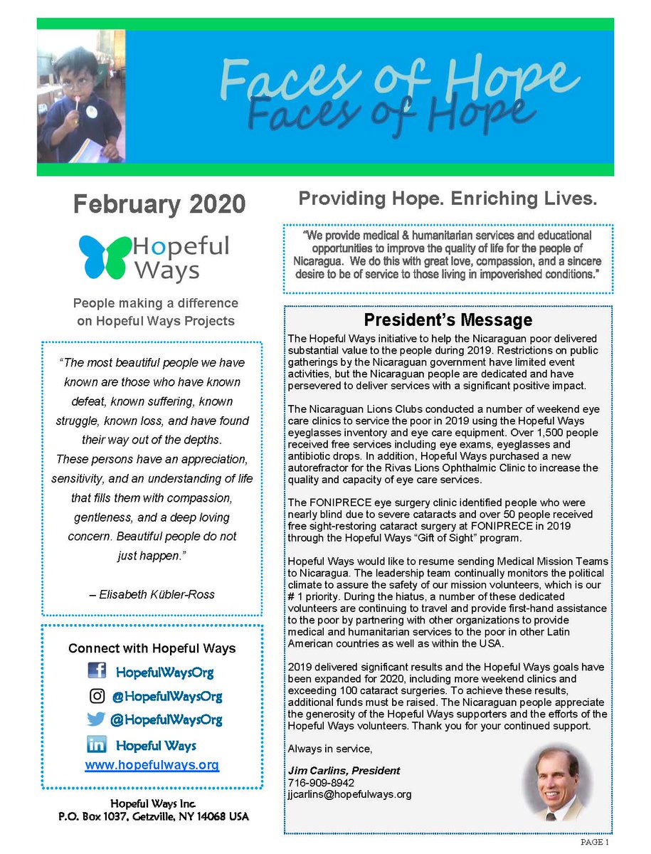 HopefulWaysOrg's tweet photo. See what's new in the Hopeful Ways February 2020 Newsletter 👀
https://t.co/xKHiXG2Fum #newsletter #hopefulways #eyes #Nicaragua #medicalmission https://t.co/82epxsCOhd