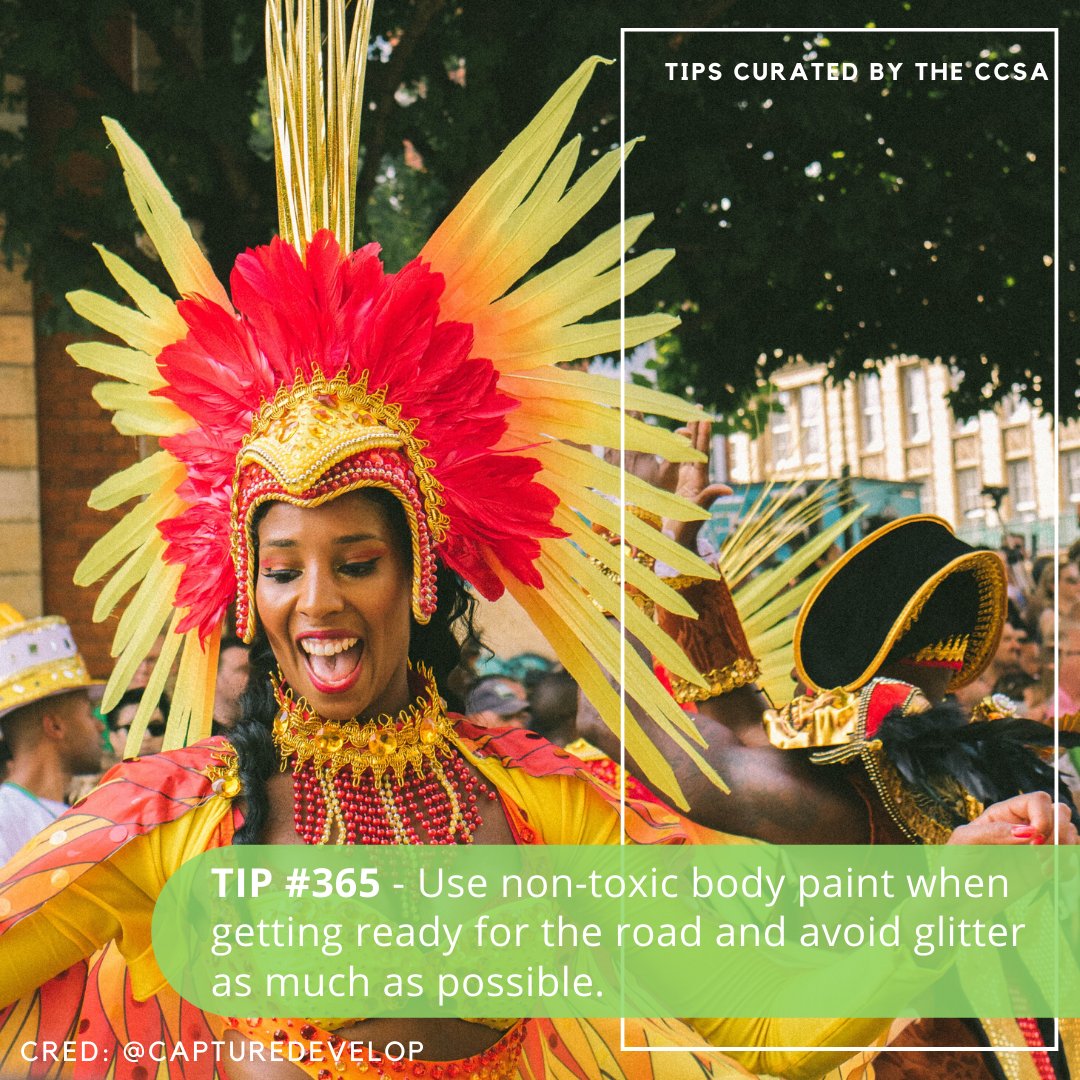 ccs_accelerator's tweet photo. In a sea of colour this season let's keep 'green' top of mind! Have a safe, environmentally carnival season everyone! Also we love @carnicycle initiative so before you throw away your costume next week, keep them in mind! #caribbeanaccelerator #goinggreen #carnival2020 https://t.co/tZ7O8Dbhtx