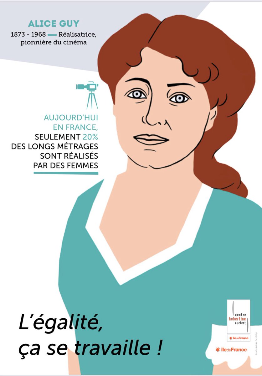 BarillotP's tweet photo. [A admirer] Des affiches très graphiques pour 3 femmes d’exception afin de sensibiliser à l’#égalite femmes-hommes. Bessie Coleman - Ada Lovelace - Alice Guy. Bravo @CentreHubertine 👏🏻 https://t.co/sXw4GYQjeO https://t.co/itvywvNZts