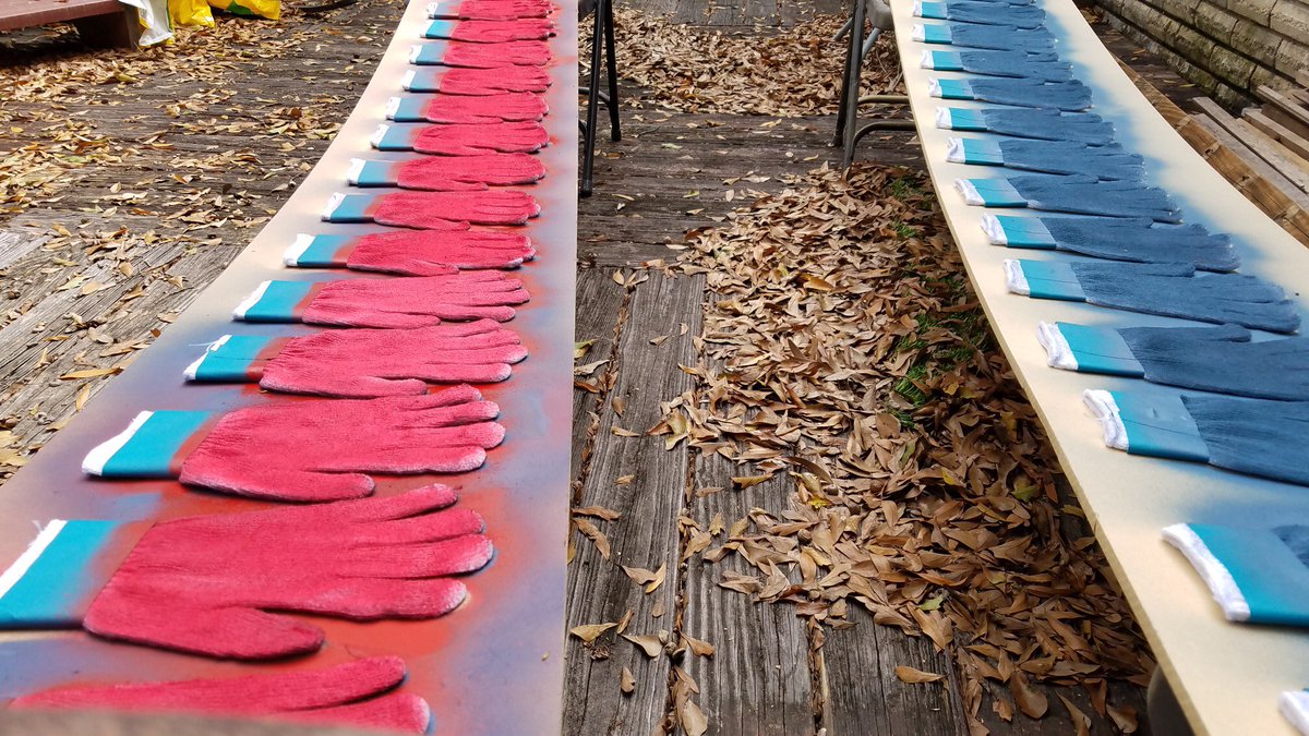 42 pairs of gloves for Circulation.  Schoolhouse Rock Live Jr.  here we come.