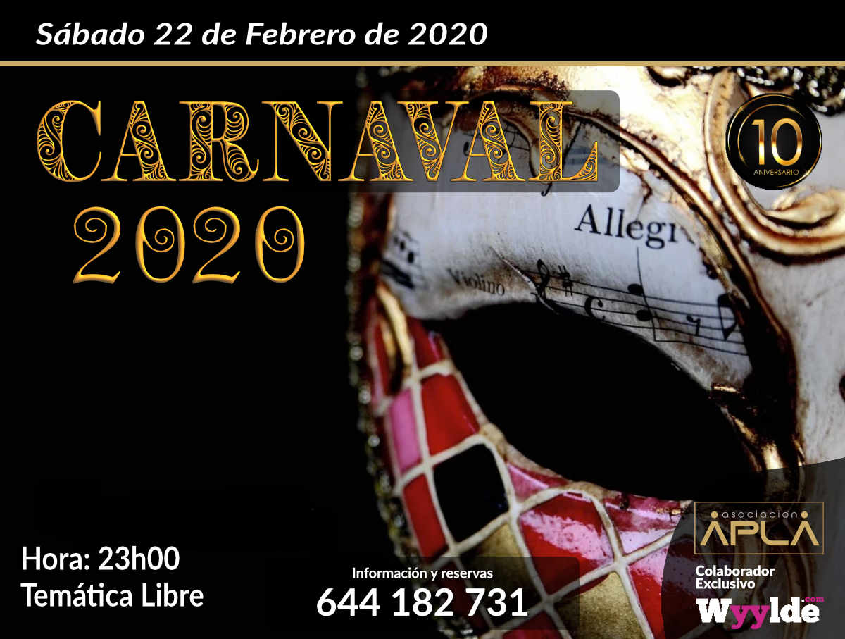 Asociacion_APLA's tweet photo. Carnaval🎶
Carnaval🎉
Ya está aquí una de las #fiestas que más nos gusta #CarnavalLiberal😍
¿Quieres sumarte?
Entra en https://t.co/rGE62QeDVl y disfruta de un #gran #ambienteliberal.
"Si alguna vez te lo han contado, ahora te toca vivirlo"
#APLA
#APLAeventos
#Carnaval https://t.co/KFGnCtRIxG