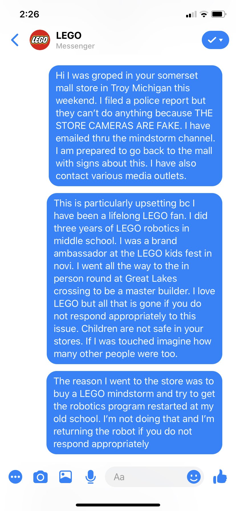 Emily Panone on X: LEGO I need you to take action. Your store at