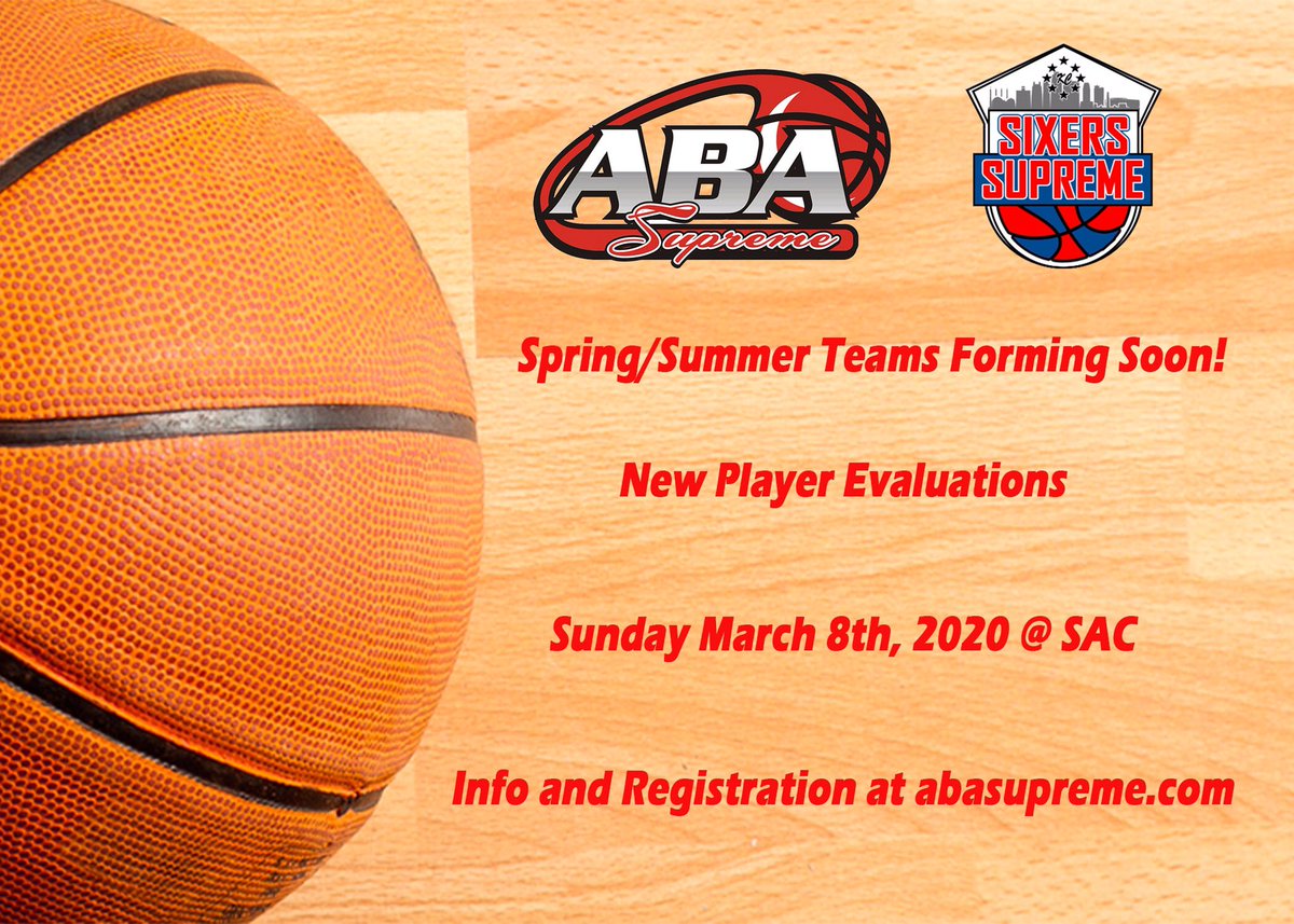New Player Evaluations Approaching!  Don’t miss out!