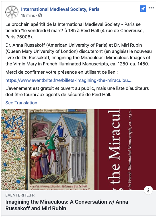 eventbrite.fr/e/billets-imag…

<a href="/cambUP_History/">Cambridge University Press - History</a>  <a href="/Department_ASNC/">ASNC Cambridge</a>  @CamDigLib  <a href="/CamUnivMuseums/">University of Cambridge Museums</a>  <a href="/LondonMedievSoc/">London Medieval Soc</a>  <a href="/LondonHistorian/">London Historians</a> @emilyjhutchison  @FHeimburger  @ValerieMWilhite  <a href="/Dr_Mellifluus/">Sébastien Barret</a>  @Pseudo_Isidore  <a href="/italiamedievale/">Italia Medievale</a>  <a href="/MOM_Italy/">Monasterium Italy</a>  <a href="/ParvaVox/">GiorgiaV</a>
