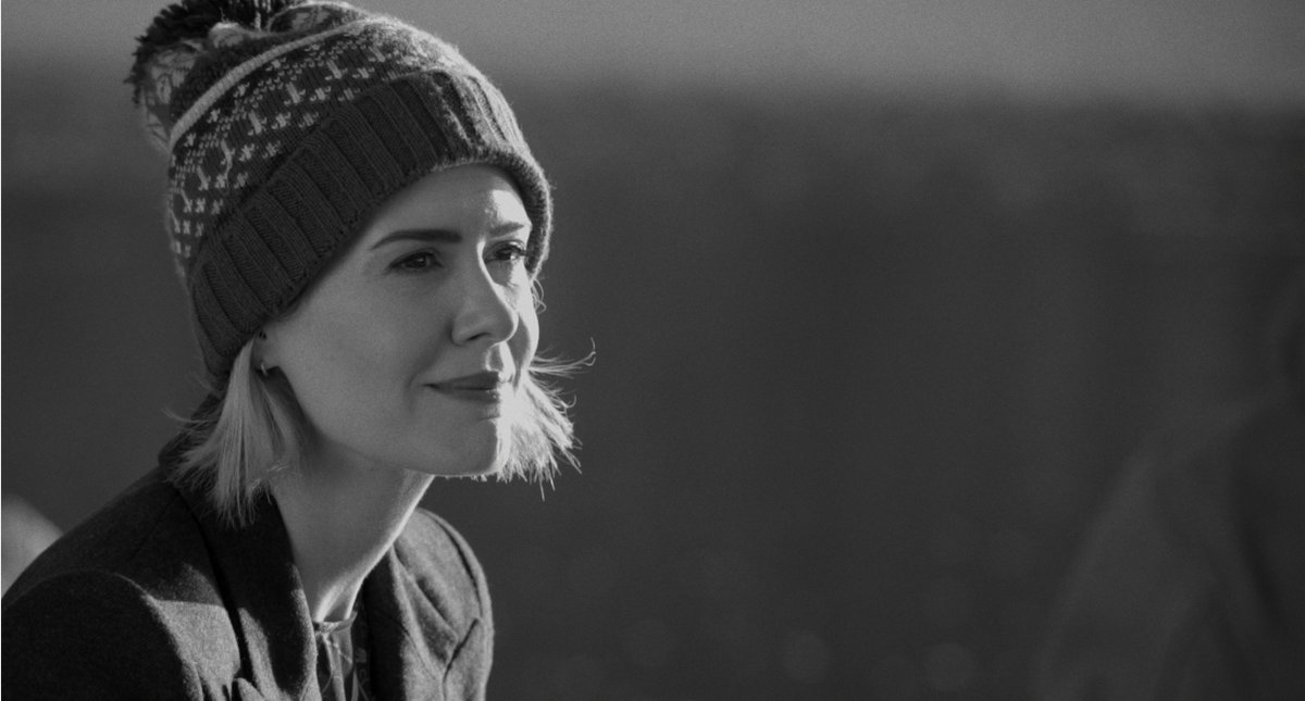 To Sarah Paulson in BLUE JAY,I like the hat.