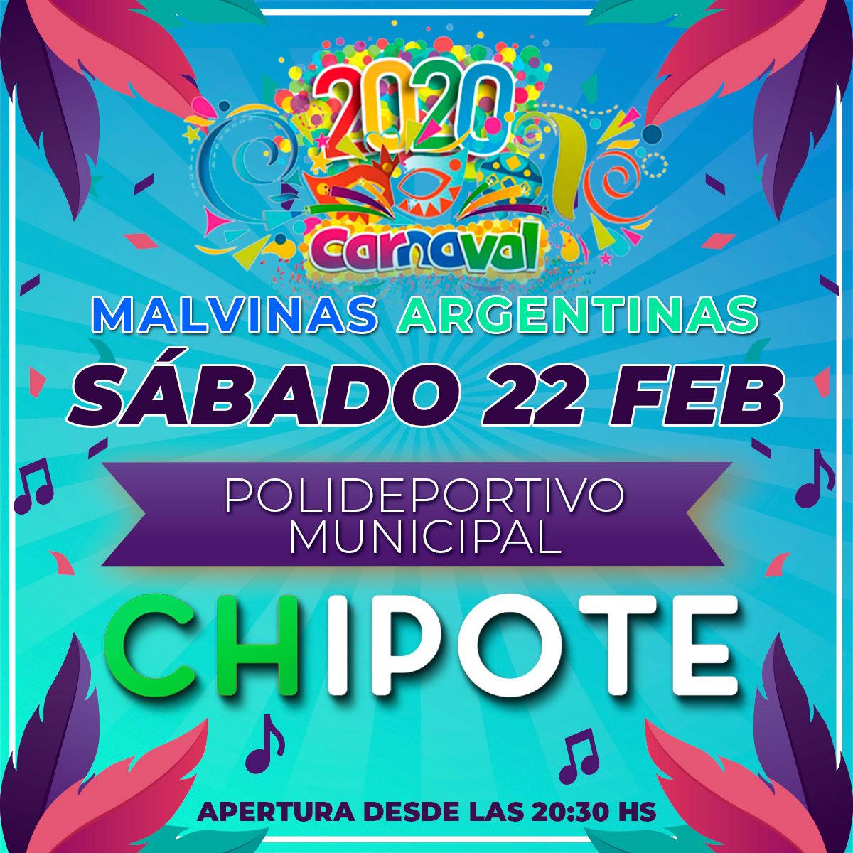chipotecba's tweet photo. Chipoteros de Malvinas Argentinas este sabado 22 te ponemos a bailar con nuestros clasicos y lo nuevo, desde temprano ¡NO TE LO PODES PERDER! #Chipote #Chipoteando https://t.co/8Gj2pjEwHC