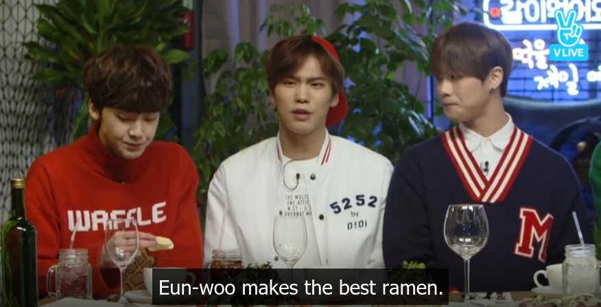 Euwnoo makes the best ramen 