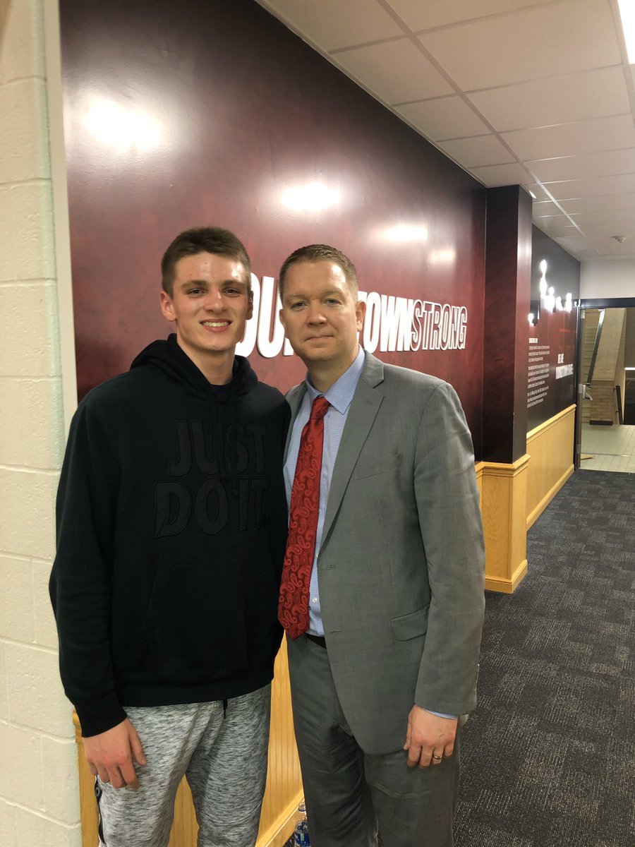 MichaelLucarott's tweet photo. I’m excited to announce that I’ve decided to continue my academic and athletic career at Youngstown State University to play basketball on a full scholarship. I want to thank everyone that has helped, mentored and coached me along my journey. Go Penguins! Roll Ramblers! https://t.co/nvM4oE7yvd