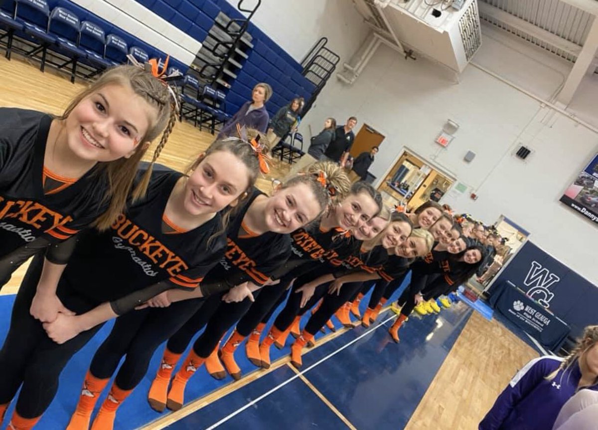 BucksGymnastics's tweet photo. Congratulations to our entire team on their performance yesterday at sectionals.   You have a lot to be proud of!   Special congratulations to Freshman Sara Rak who advanced to districts on floor! https://t.co/XmvrtyPu7p