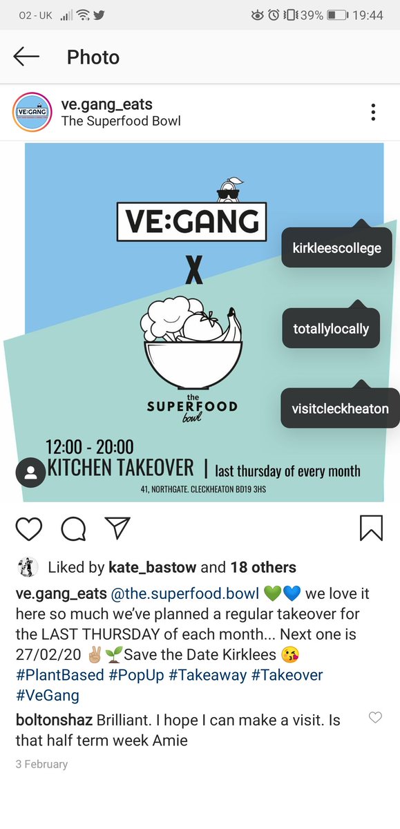 Takeover in Cleckheaton! instagram.com/p/B8GcVuHHdn5/…