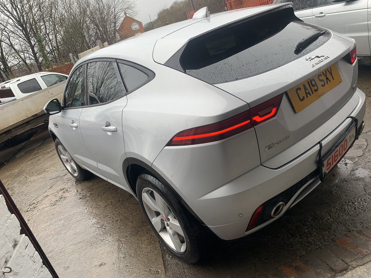 alloypro's tweet photo. Jaguar e-pace in to have a coupled wheels repaired #jaguar #epace #alloywheelrepair #powdercoated https://t.co/TNm2Hv5QEg