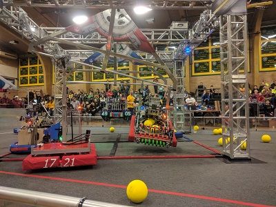 FRCTeams's tweet photo. Blog! Week Zero was super fun! We'd love to see those #FIRSTRISE stickers on your robots! And a "happy retirement" to Stop Build Day! #omgrobots #INFINITERECHARGE https://t.co/zPilDjqY3K https://t.co/6zMzGs1fkf