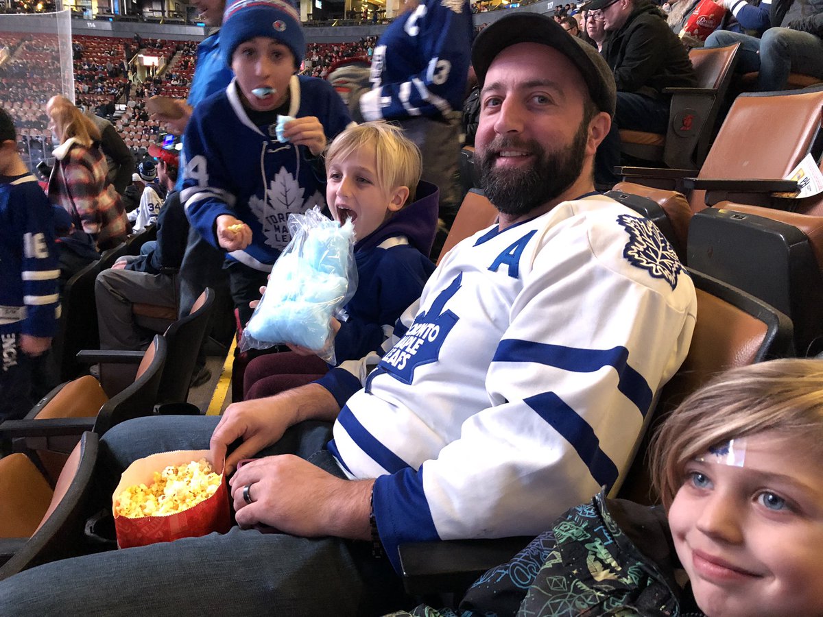 Family Tine at Marlies game at ACC..😊