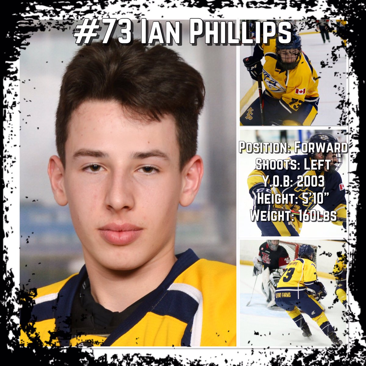 AaaPreds's tweet photo. North Central Predator Forward #73 Ian Phillips is a smart two way winger. With a nice left shot this player generates offence for his team and displays good work ethic. Phillips rarely backs down and does whatever he can to put the puck in the back of the net. https://t.co/MEPsu6I9GU