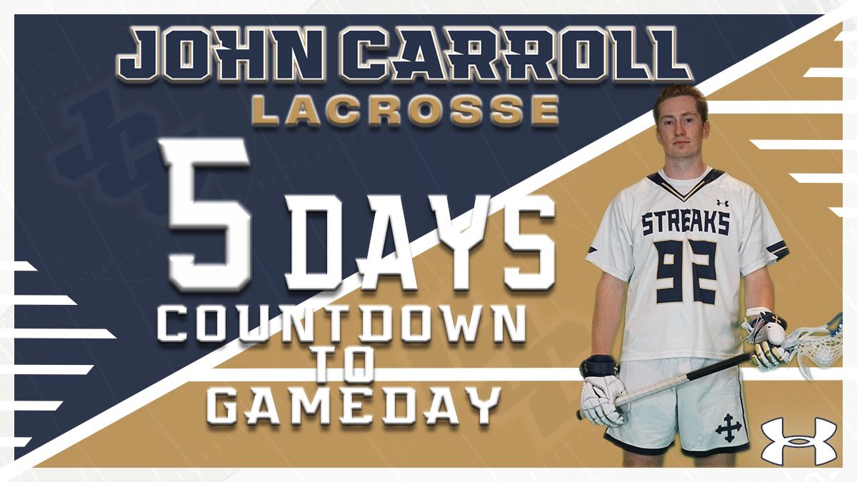 JCUmlax's tweet photo. #5 Days to Gameday!
—⚡️⚡️⚡️—
We introduce Senior midfielder, #92 Cam Gerard!
—
🏠: Avon Lake, Ohio
🏫: St. Ignatius High School
📚: Finance
🥍: Appeared in 15 games and tallied 19 goals
💍: 2017, 2018, 2019
#GoStreaks #CountdownToGameDay #JohnCarroll #JCUMlax https://t.co/PnsxqzEKB4