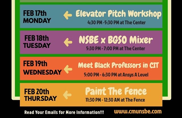 NSBE Week IG story takeovers continue with Maame Conduah, one of our Senators, giving an inside look into her day as she prepares for the elevator pitch workshop today! Watch our story to see a day in her life 🎥 
#R2NSBE…

📸 instagram.com/p/B8rjbCrnxQN/ via tweet.photo