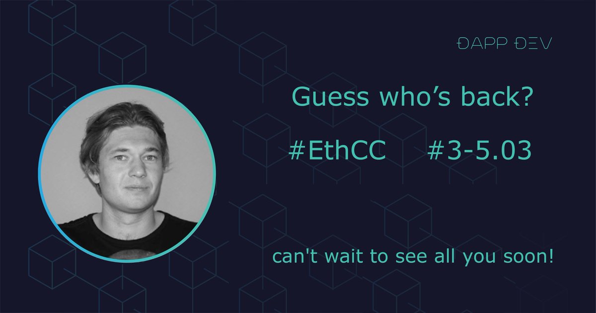 dapp_dev's tweet image. largest annual European Ethereum gathering - Ethereum Community Conference @EthCC_ @Ethereum_France