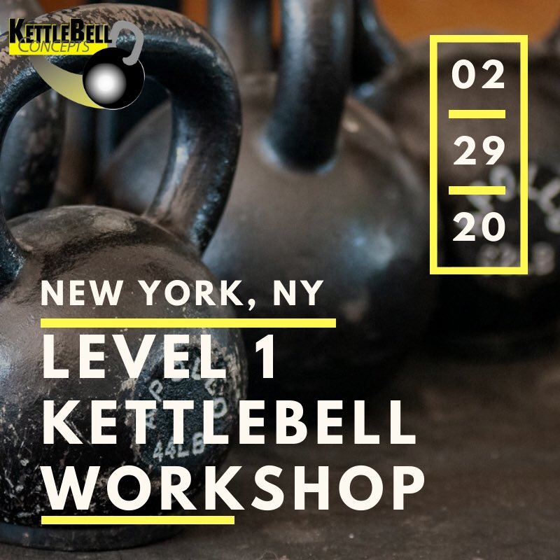 KBC_Training's tweet photo. 👆🏼LINK IN BIO👆🏼Reserve your spot today. #KettlebellConcepts will be hosting a Level 1 Workshop at the Swedish Institute in #NewYorkCity 🌃. Learn the fundamentals to safely apply kettlebell training with your clients. #kettlebell #personaltrainer  #kettlebells #fitness https://t.co/Jvcco4bTFo