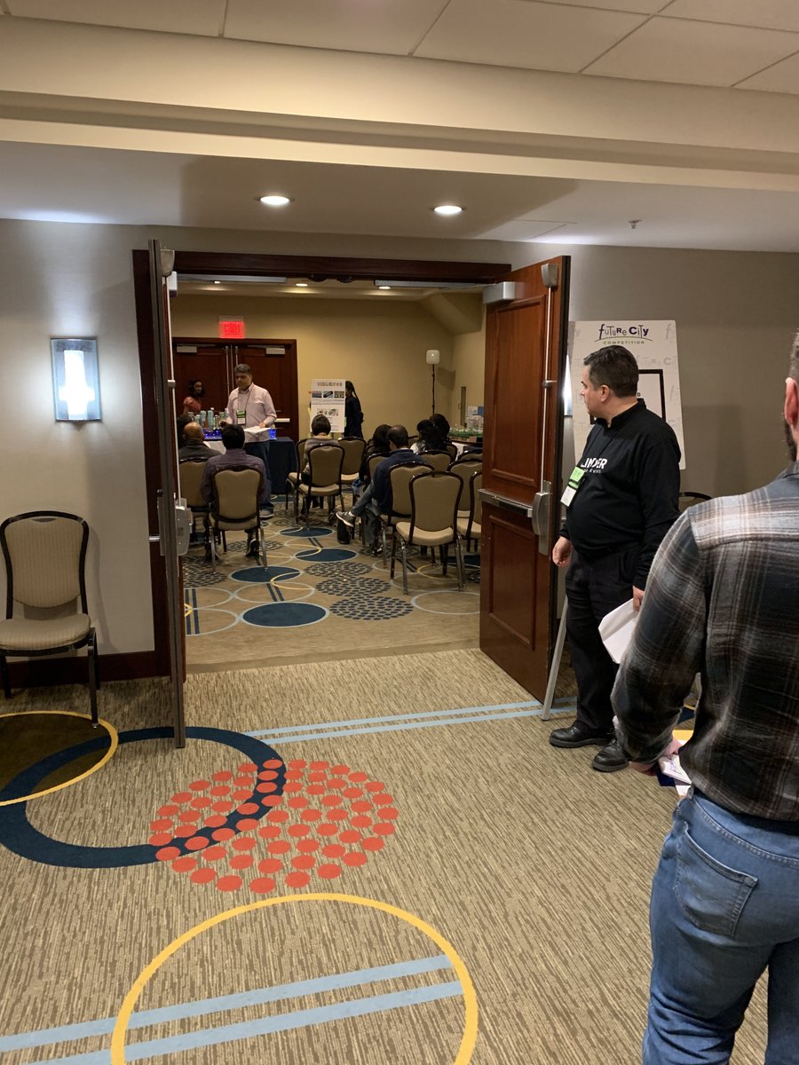 Individual team judging today, with <a href="/NSPE/">NSPE HQ</a> Pres Dave Martini, to determine the finalists in tomorrow’s Future City national finals. You can watch the livestream of the finals Tuesday, February 18, starting at 8:30am Eastern. futurecity.org.