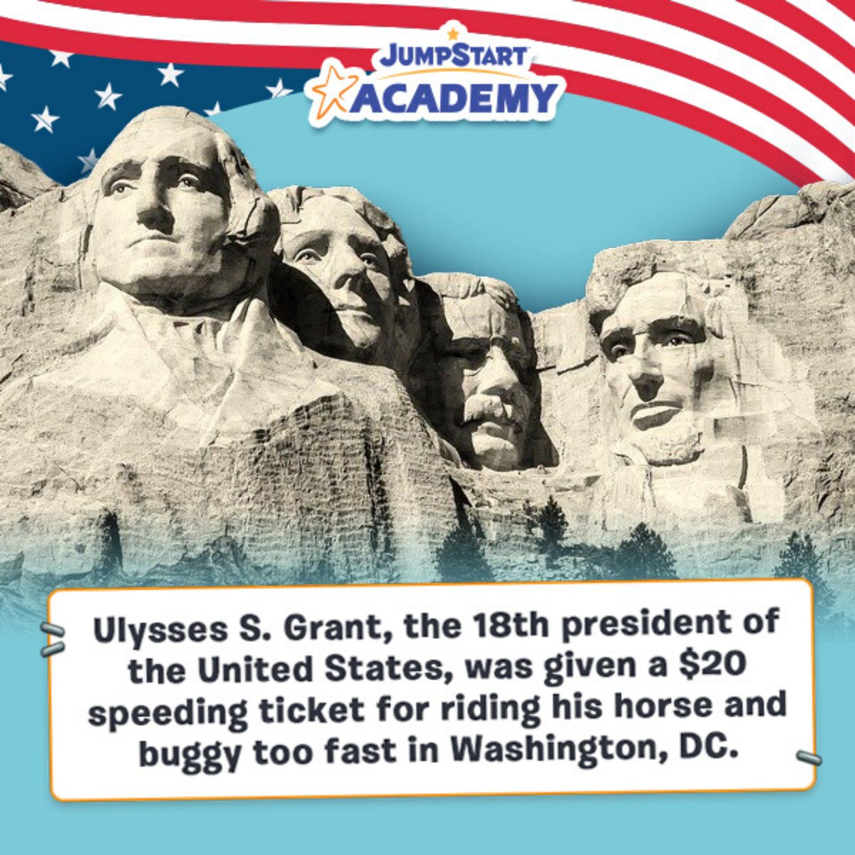 JSAHome's tweet photo. In honor of Presidents day, here is a fun fact about our 18th president of the United States. #PresidentsDay https://t.co/x2NQXcc8t3