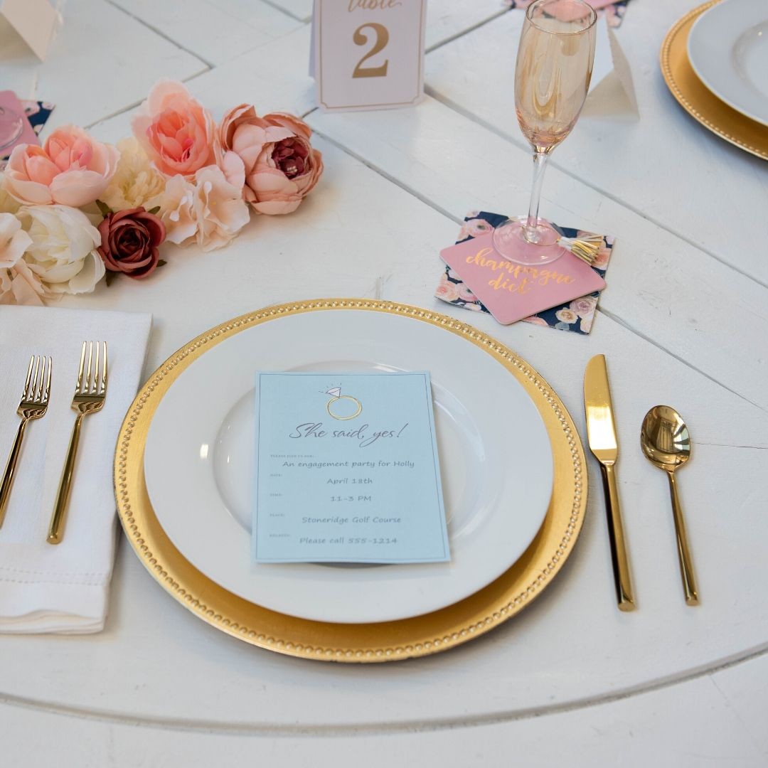 gartnerstudios's tweet photo. Did you just say YES!?!? Let the festivities begin with an elegant engagement party to celebrate the upcoming nuptials. 
#engagementparty #celebrate #wedding2020 #gartnerstudios #engaged #shesaidyes  #inthedetails #weddingfun #DIYsoiree #planningtime #letusbepartofyourspecialday https://t.co/ycB7ZsD0iA