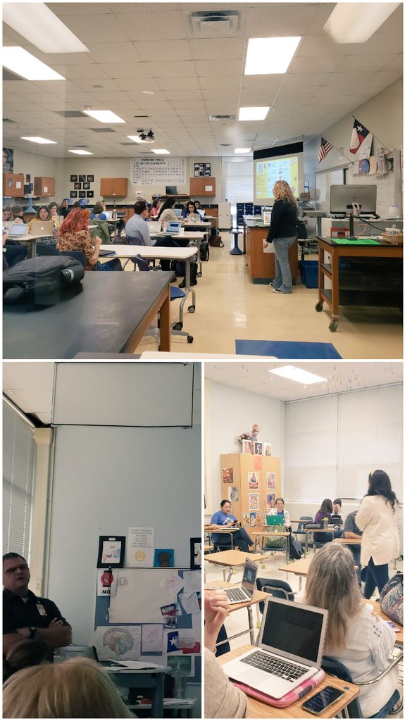 Lots of great PD today, shout out to great teacher presenters and learning new ideas #Ahisdmystory