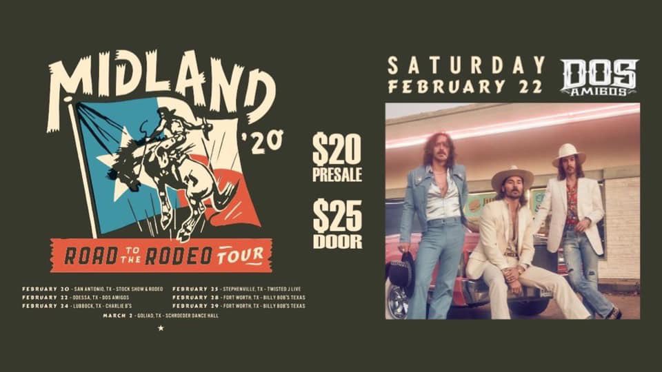 [[We warned you‼️]] THIS weekend’s SHOW HAS OFFICIALLY 🚨🚨S O L D ⚠️O U T🚨🚨|Are u ready for this #saturday live show with <a href="/MidlandOfficial/">Midland</a> &amp; <a href="/HeartacheTycoon/">Jonathan Terrell</a> at @DosOdessaTX ⁉️