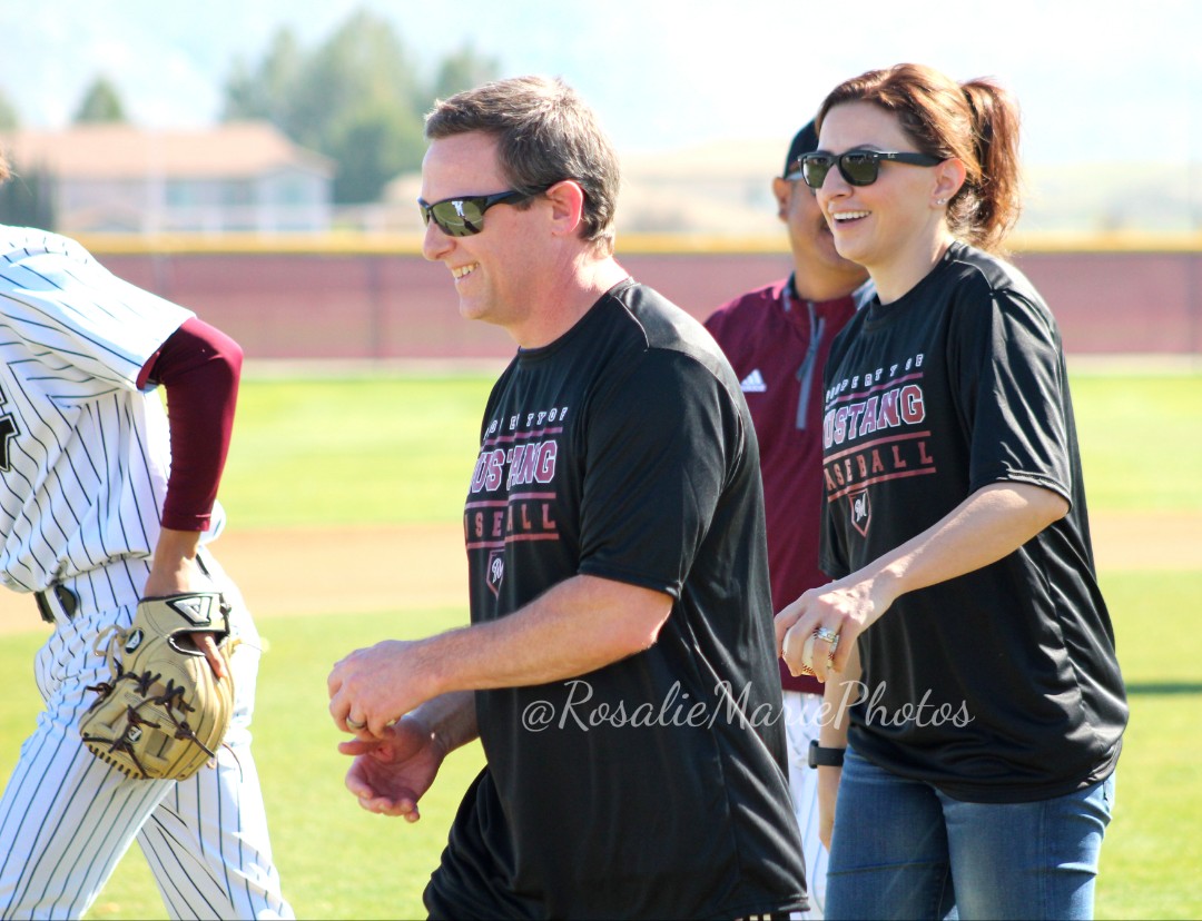 Mustangsbasebl's tweet photo. Saturday was an amazing opening day. Thanks to the drumline, our talented singer, Principal Cahoon and Mr. Zimmerman for those 1st pitches and Rosalee for the breathtaking pics!!!! #2020Vision @westvalleyasb https://t.co/hhytFR5imE