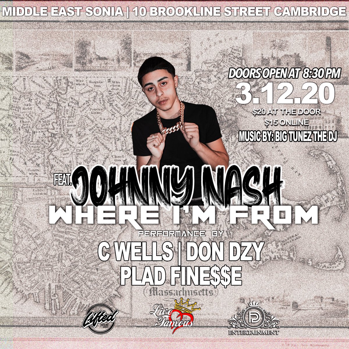 LiftedSG's tweet photo. March 12 it’s going down @soniamideast for @LiveFamousWells #WhereImFrom featuring @PladTheFinesser @itz_dzy and Johnny Nash 

Tickets available now - https://t.co/gcIAojIxck https://t.co/bPVx6EWSBe