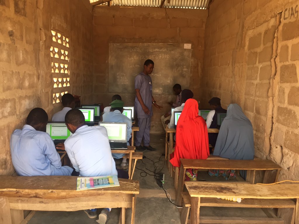 A_Y_Tahir's tweet photo. Successfully delivered another free jamb practical training to secondary school today #digitalliteracy #dopalstech2020 we coming to every northeastern state. @DrIsaPantami @KashifuInuwa @NITDANigeria #nitda https://t.co/bxGQCJR1Ga