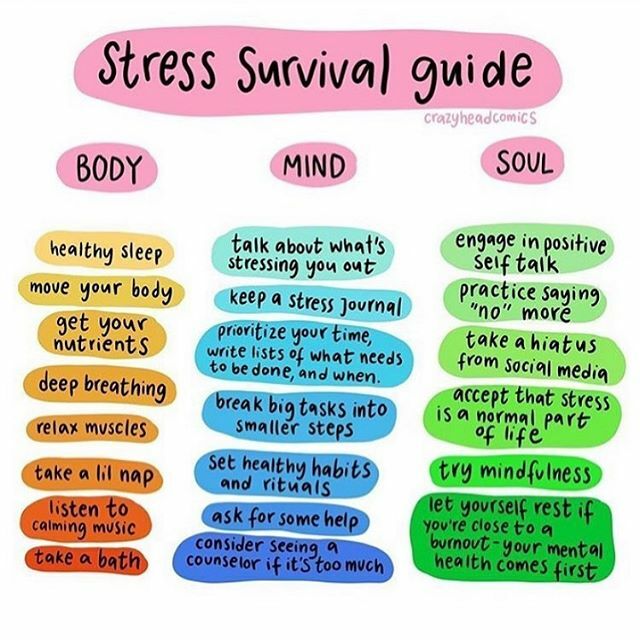 ed_recovered's tweet photo. Stress survival guide. This is so helpful. It is always good to check in with yourself.
.
.
Credit: @vitalitycounselingrgv .
.
#eatingdisorderawareness #fightthe thoughts #bekindtoyourmind #betruetoyou #bekindtoyourself #bekindtoyourbody #eatingdisorde… https://t.co/C7RBq3iS05 https://t.co/M4SlHgmxnM