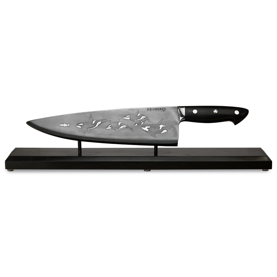 Auction Opens 10am PST - Tuesday, Feb. 18th, 2020
"The Last Salmon" 10.5in Damascus Chef's Knife