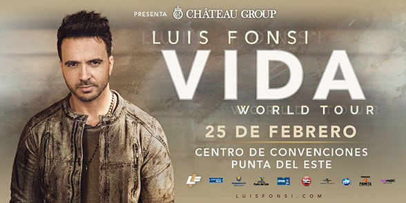 AbitabOficial's tweet photo. El próximo 25 de febrero llega @LuisFonsi con Vida World Tour al @PuntaDelEsteCEC y vos ¡No te lo podés perder! 🔥🔥 

👉 Más info: https://t.co/EATJdOOHA3 https://t.co/EesZDl7eUu