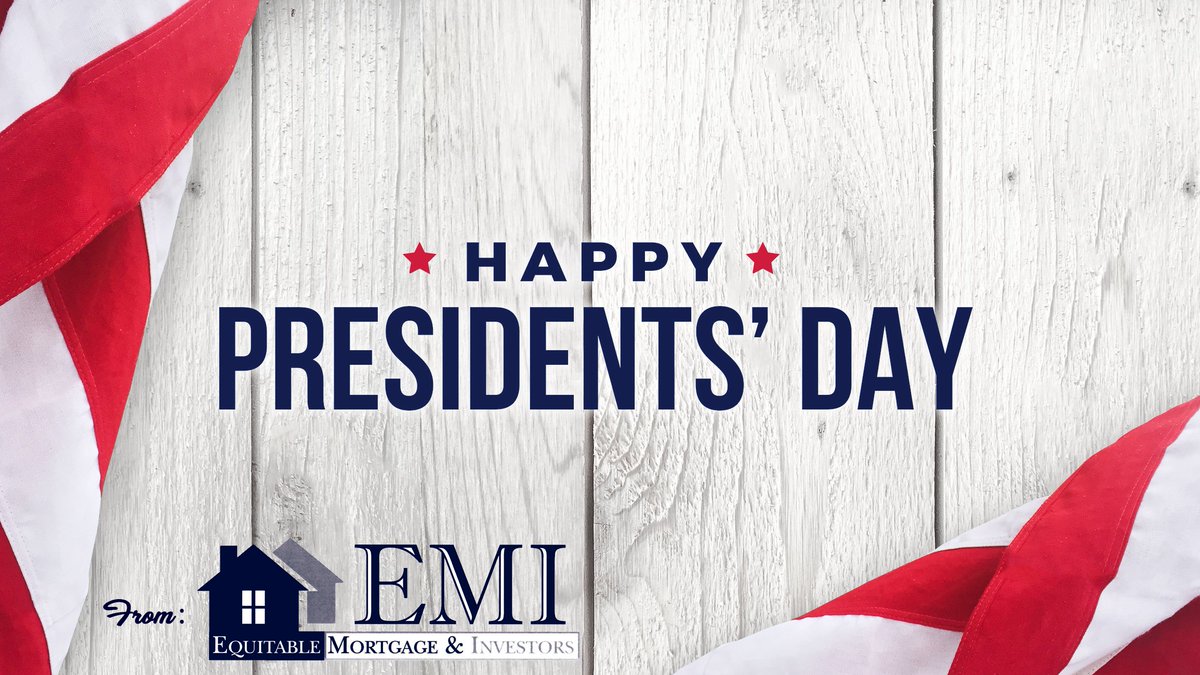 EMILending's tweet image. Happy President's Day

#PresidentsDay #EMI #Equitable #Mortgage #Investors #RealEstate #DadeCounty #Miami #LoanOriginator #Broker #Repost #Share #BrowardCounty #Florida #Wynwood #Brickell #CoralGables