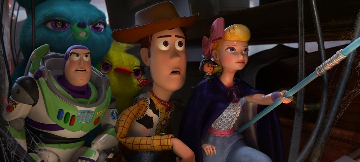  #ToyStory4 (2019) Such a great movie, literally add to the existing trilogy and expands the story and bring it to a full circle and it's just emotional and heartwarming and has really good humor and the animation is stunning and gorgeous and honestly gave me same feeling as 3rd.