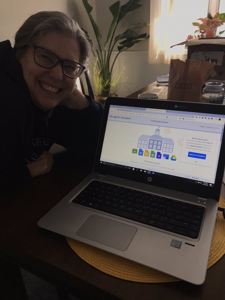SarahRiveraSTEM's tweet photo. Hey @Perry_Principal @BMalchesky look who’s Google Certified Level 1 AND set the record for fastest exam taken with me! #GAFELevel1 #speedyclicker #fueledbytea https://t.co/vEaqKBRjO7