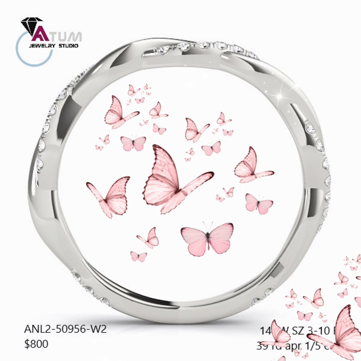 AtumJewelry's tweet photo. In Irvine, CA. Tel: (949) 402-8478...
Twisted wedding band with pave diamonds available in 3 colors 🔥🔥🔥

Item # ANL2-50956-W

 #weddingband  #twistedband #whitegold #rosegold #jewelrystore #yellowgold #ocwedding #irvinelife #costamesa #danapoint #gardengrove #tustin https://t.co/xic0e4pVP7
